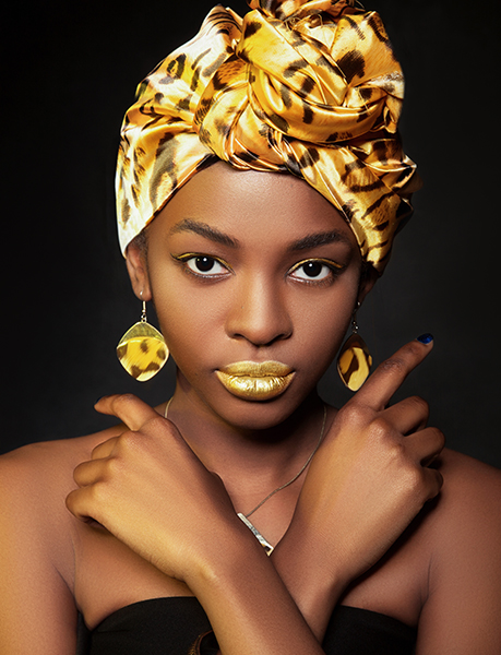 portrait retouching service after editing dark skin